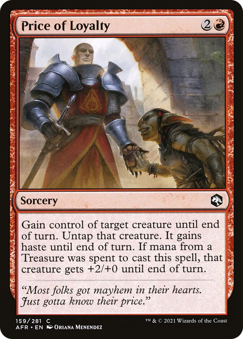 Price of Loyalty\nAdventures in the Forgotten Realms\nSingle\nMagic The Gathering