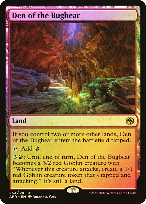 Den of the Bugbear\nAdventures in the Forgotten Realms\nSingle\nMagic The Gathering