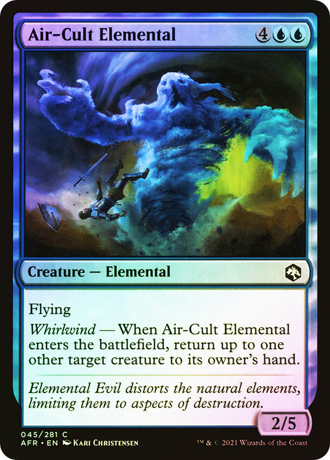 Air-Cult Elemental\nAdventures in the Forgotten Realms\nSingle\nMagic The Gathering