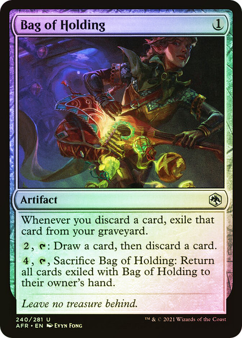 Bag of Holding\nAdventures in the Forgotten Realms\nSingle\nMagic The Gathering