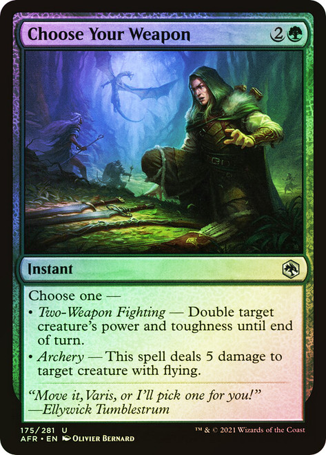 Choose Your Weapon\nAdventures in the Forgotten Realms\nSingle\nMagic The Gathering