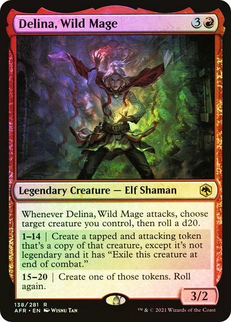 Delina, Wild Mage\nAdventures in the Forgotten Realms\nSingle\nMagic The Gathering