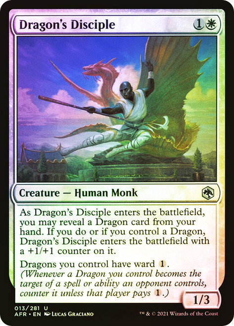 Dragon's Disciple\nAdventures in the Forgotten Realms\nSingle\nMagic The Gathering