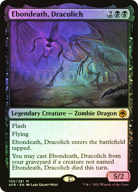 Ebondeath, Dracolich | Adventures in the Forgotten Realms | Star