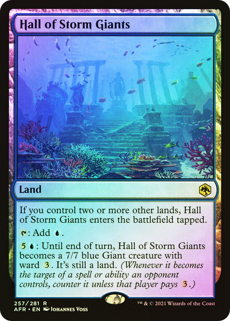 Hall of Storm Giants\nAdventures in the Forgotten Realms\nSingle\nMagic The Gathering