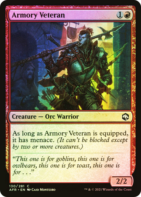 Armory Veteran\nAdventures in the Forgotten Realms\nSingle\nMagic The Gathering