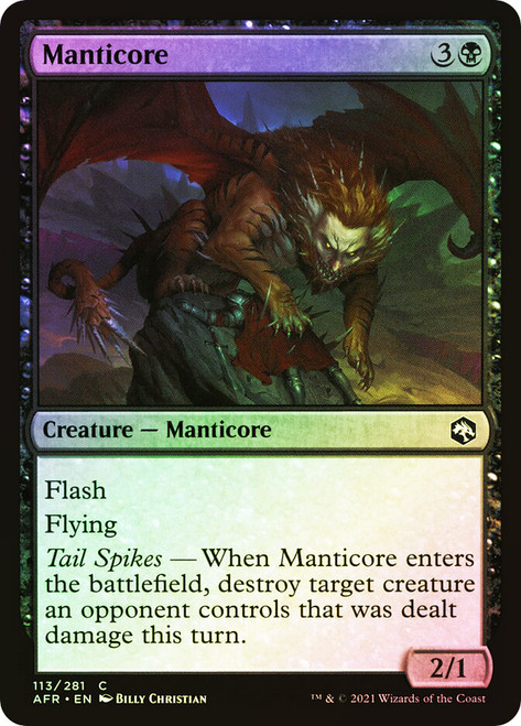 Manticore\nAdventures in the Forgotten Realms\nSingle\nMagic The Gathering