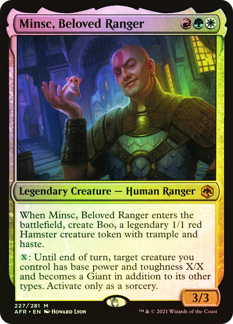 Minsc, Beloved Ranger\nAdventures in the Forgotten Realms\nSingle\nMagic The Gathering