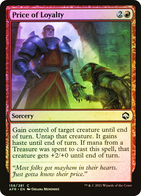 Price of Loyalty\nAdventures in the Forgotten Realms\nSingle\nMagic The Gathering
