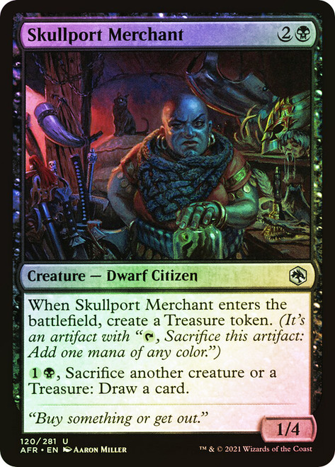 Skullport Merchant\nAdventures in the Forgotten Realms\nSingle\nMagic The Gathering