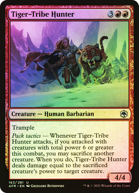 Tiger-Tribe Hunter\nAdventures in the Forgotten Realms\nSingle\nMagic The Gathering