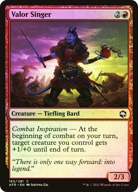 Valor Singer\nAdventures in the Forgotten Realms\nSingle\nMagic The Gathering