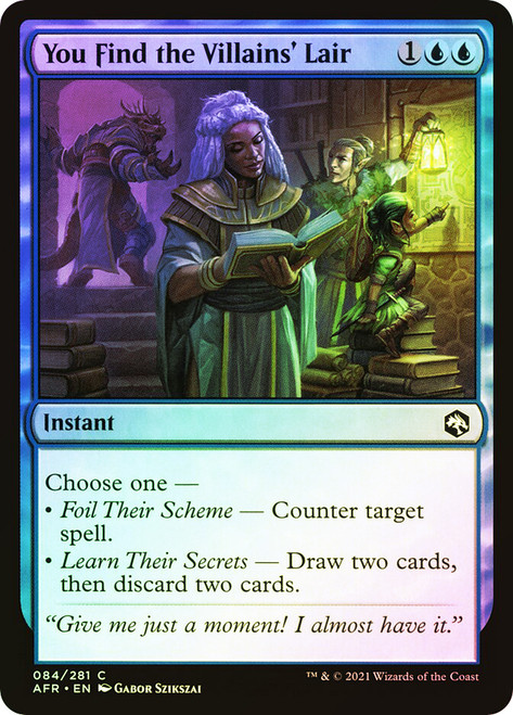 You Find the Villains' Lair\nAdventures in the Forgotten Realms\nSingle\nMagic The Gathering