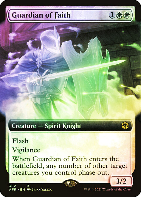 Guardian of Faith (Extended Art)\nAdventures in the Forgotten Realms - Variants\nSingle\nMagic The Gathering