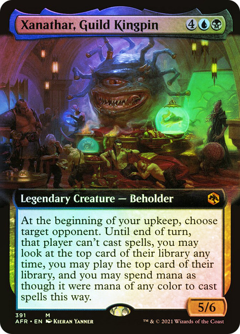 Xanathar, Guild Kingpin (Extended Art)\nAdventures in the Forgotten Realms - Variants\nSingle\nMagic The Gathering
