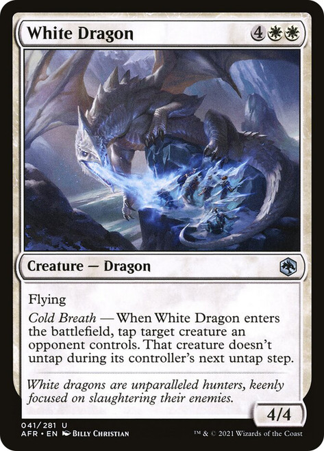 White Dragon\nAdventures in the Forgotten Realms\nSingle\nMagic The Gathering