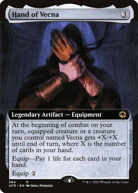 Hand of Vecna (Extended Art)\nAdventures in the Forgotten Realms - Variants\nSingle\nMagic The Gathering