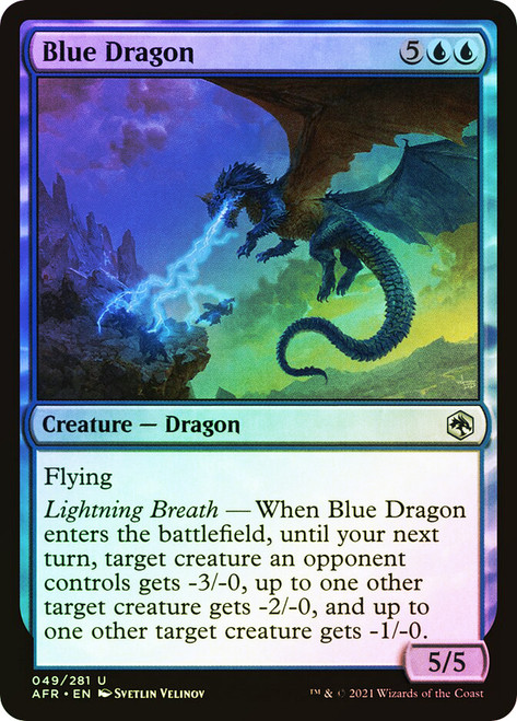 Blue Dragon\nAdventures in the Forgotten Realms\nSingle\nMagic The Gathering