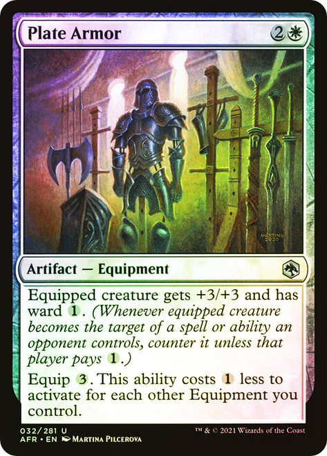 Plate Armor\nAdventures in the Forgotten Realms\nSingle\nMagic The Gathering
