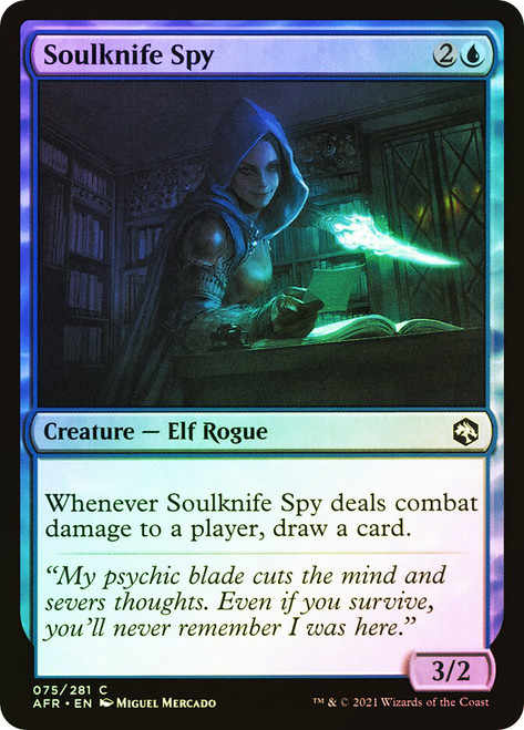 Soulknife Spy\nAdventures in the Forgotten Realms\nSingle\nMagic The Gathering