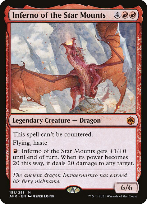 Inferno of the Star Mounts\nAdventures in the Forgotten Realms\nSingle\nMagic The Gathering