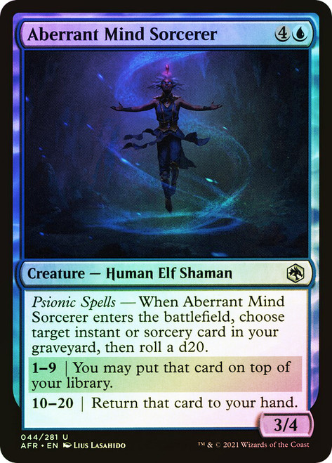 Aberrant Mind Sorcerer\nAdventures in the Forgotten Realms\nSingle\nMagic The Gathering