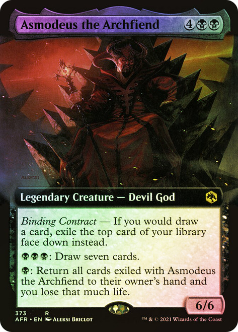 Asmodeus the Archfiend (Extended Art)\nAdventures in the Forgotten Realms - Variants\nSingle\nMagic The Gathering