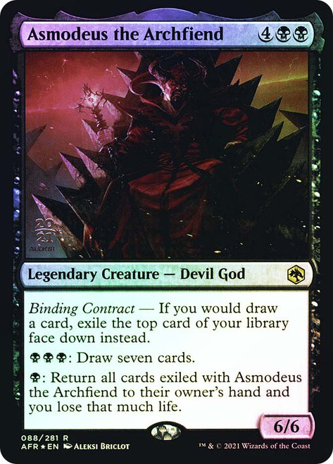 Asmodeus the Archfiend (Prerelease) (Adventures in the Forgotten Realms)
Promo
Single
Magic: The Gathering