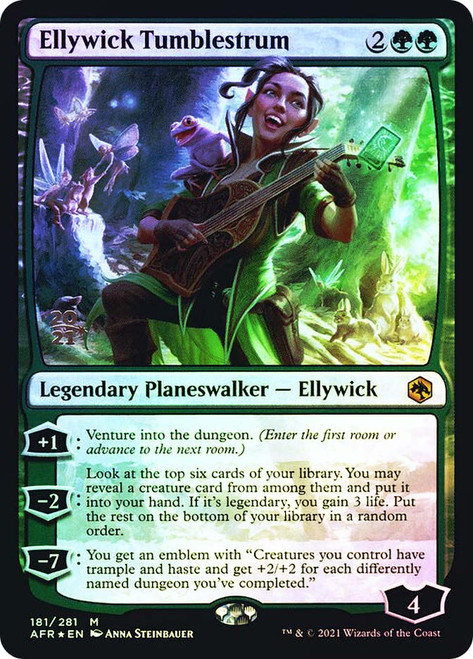 Ellywick Tumblestrum (Prerelease) (Adventures in the Forgotten Realms)
Promo
Single
Magic: The Gathering