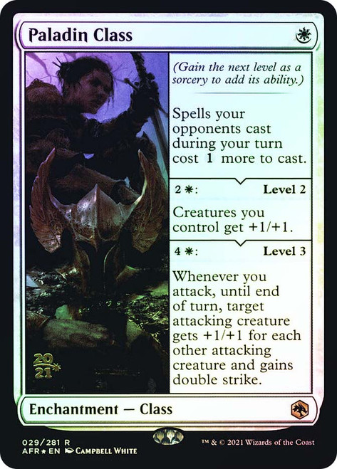 Paladin Class (Prerelease) (Adventures in the Forgotten Realms)
Promo
Single
Magic: The Gathering