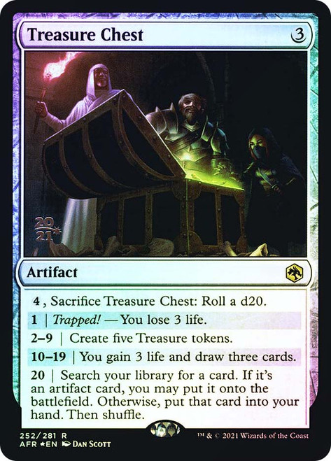 Treasure Chest (Prerelease) (Adventures in the Forgotten Realms)
Promo
Single
Magic: The Gathering