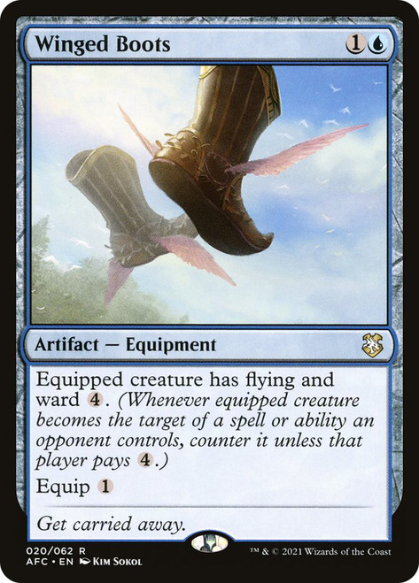 Winged Boots\nAdventures in the Forgotten Realms Commander\nSingle\nMagic The Gathering