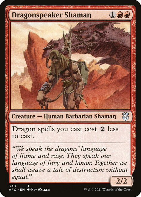 Dragonspeaker Shaman\nAdventures in the Forgotten Realms Commander\nSingle\nMagic The Gathering