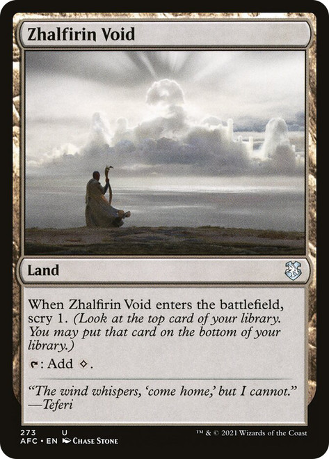 Zhalfirin Void\nAdventures in the Forgotten Realms Commander\nSingle\nMagic The Gathering