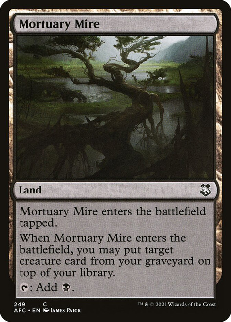 Mortuary Mire\nAdventures in the Forgotten Realms Commander\nSingle\nMagic The Gathering