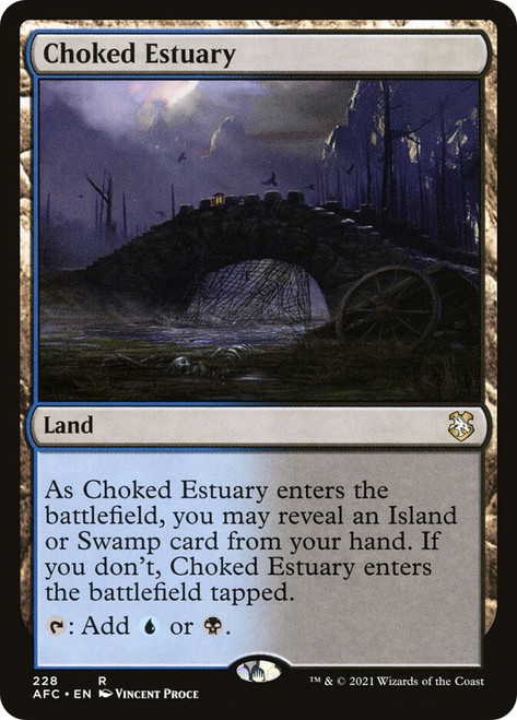 Choked Estuary\nAdventures in the Forgotten Realms Commander\nSingle\nMagic The Gathering
