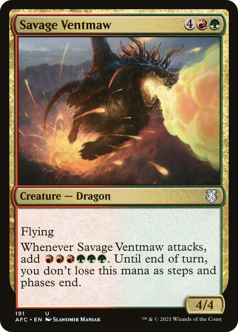 Savage Ventmaw\nAdventures in the Forgotten Realms Commander\nSingle\nMagic The Gathering