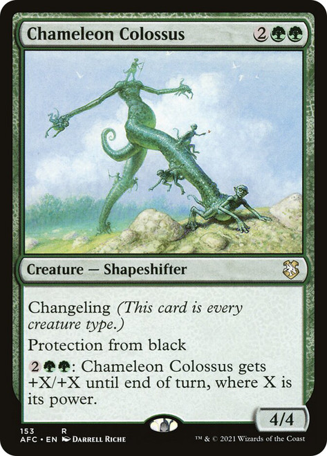 Chameleon Colossus\nAdventures in the Forgotten Realms Commander\nSingle\nMagic The Gathering
