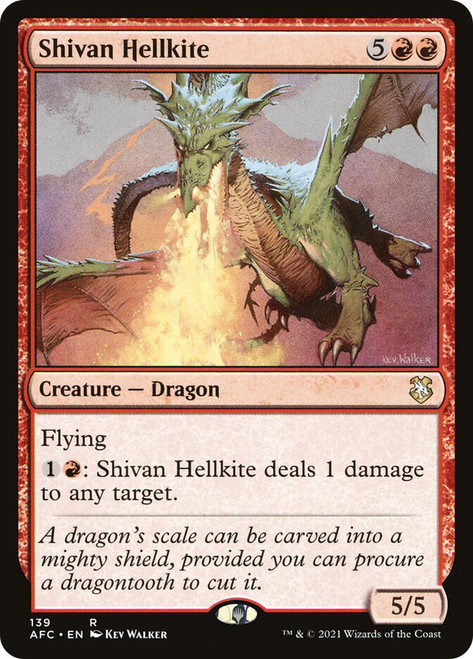 Shivan Hellkite\nAdventures in the Forgotten Realms Commander\nSingle\nMagic The Gathering