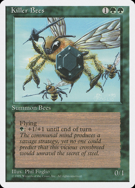 Killer Bees\n4th Edition\nSingle\nMagic The Gathering