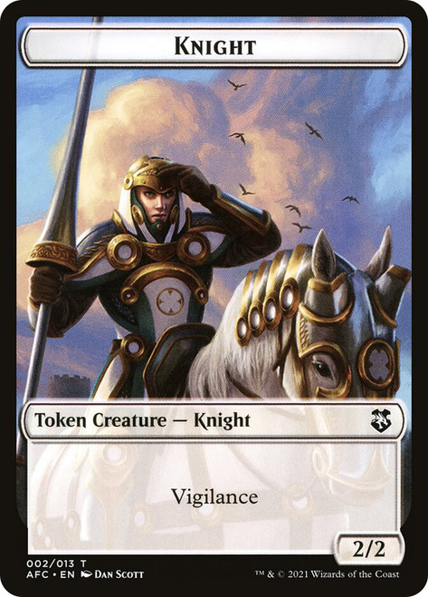 {Knight Token} // {Saproling Token}
Adventures in the Forgotten Realms Commander
Single
Magic: The Gathering