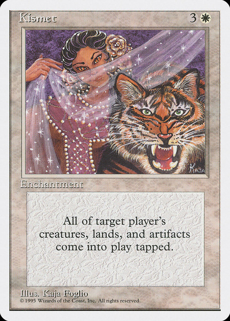Kismet\n4th Edition\nSingle\nMagic The Gathering