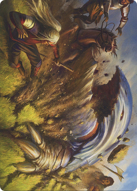 {Bulette Art Card} // {Bulette Stat Card}\nArt Series\nSingle\nMagic The Gathering