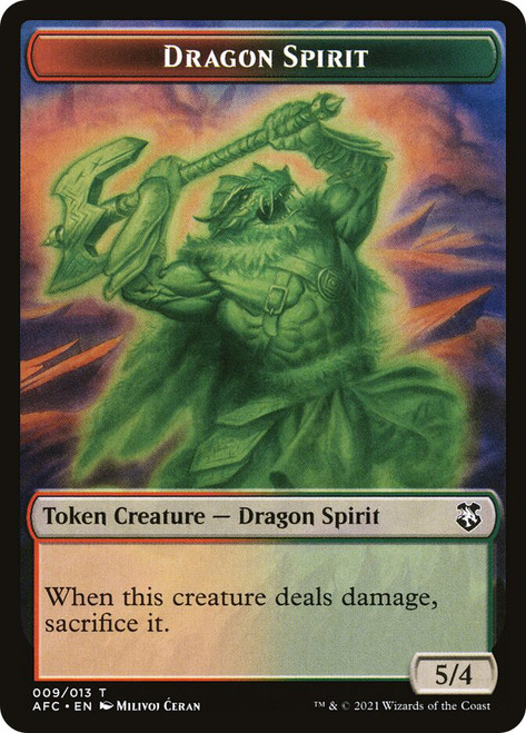 Dragon Spirit Token} // {The Monarch} | Adventures in the