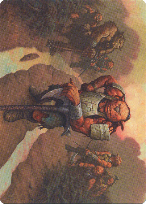 {Hobgoblin Bandit Lord Art Card}\nArt Series\nSingle\nMagic The Gathering