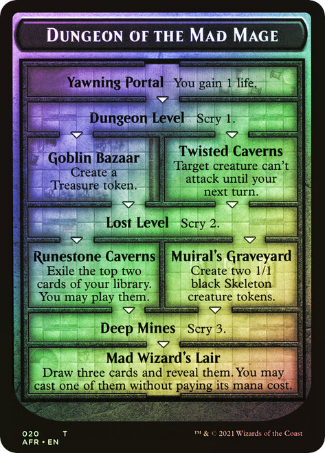 {Dungeon of the Mad Mage Dungeon} // {Goblin Token}
Adventures in the Forgotten Realms
Single
Magic: The Gathering
