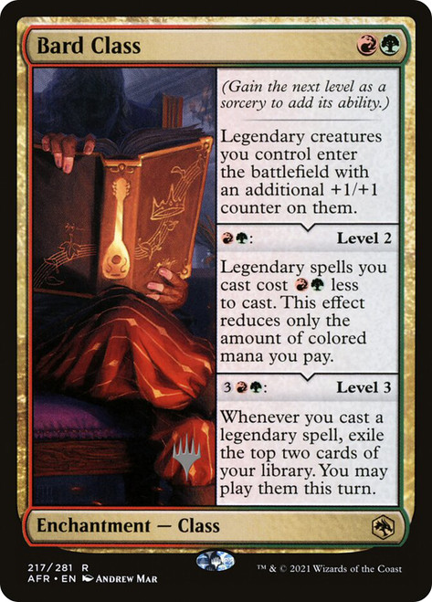 Bard Class (Promo Pack) (Adventures in the Forgotten Realms)
Promo
Single
Magic: The Gathering