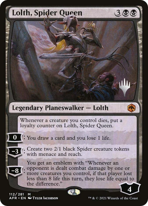 Lolth, Spider Queen (Promo Pack) (Adventures in the Forgotten Realms)
Promo
Single
Magic: The Gathering