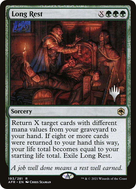 Long Rest (Promo Pack) (Adventures in the Forgotten Realms)
Promo
Single
Magic: The Gathering