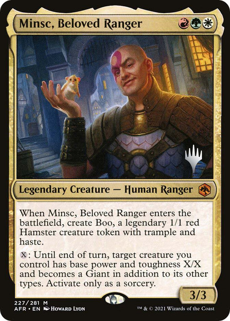 Minsc, Beloved Ranger (Promo Pack) (Adventures in the Forgotten Realms)
Promo
Single
Magic: The Gathering